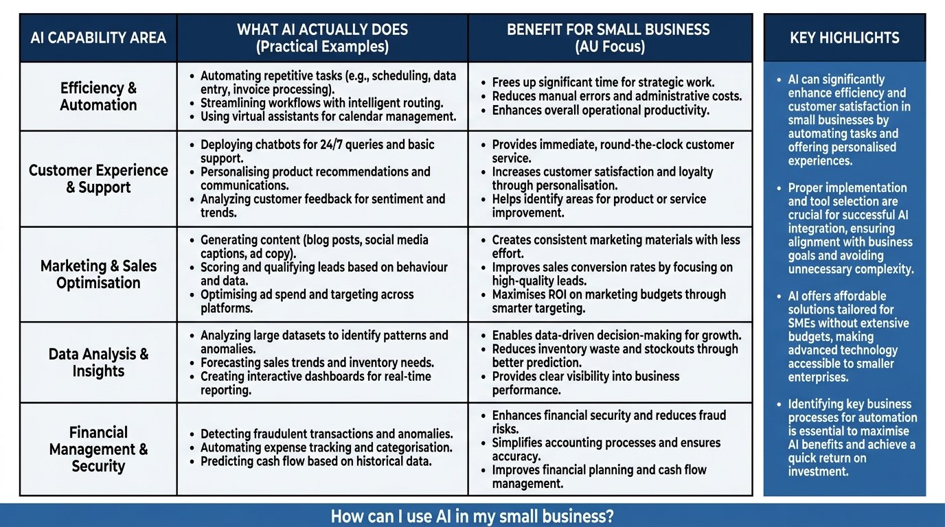 How Can I Use AI in My Small Business? An Essential Guide for SMEs